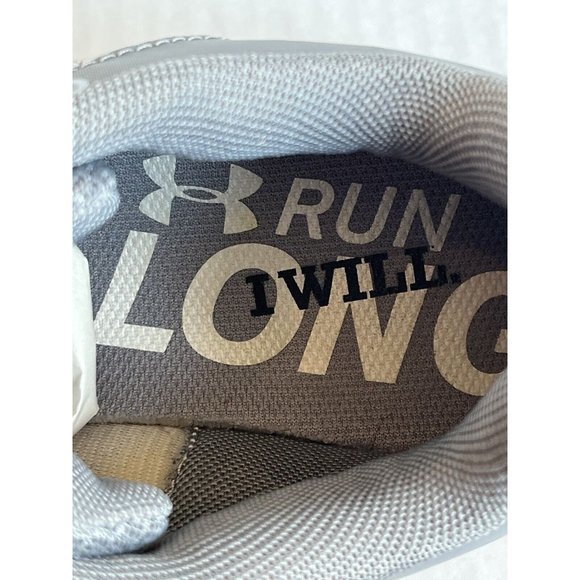 Under Armour Womens Micro G Assert 6 1266252 White Running Shoes Sneakers Sz 6.5 - Picture 6 of 9